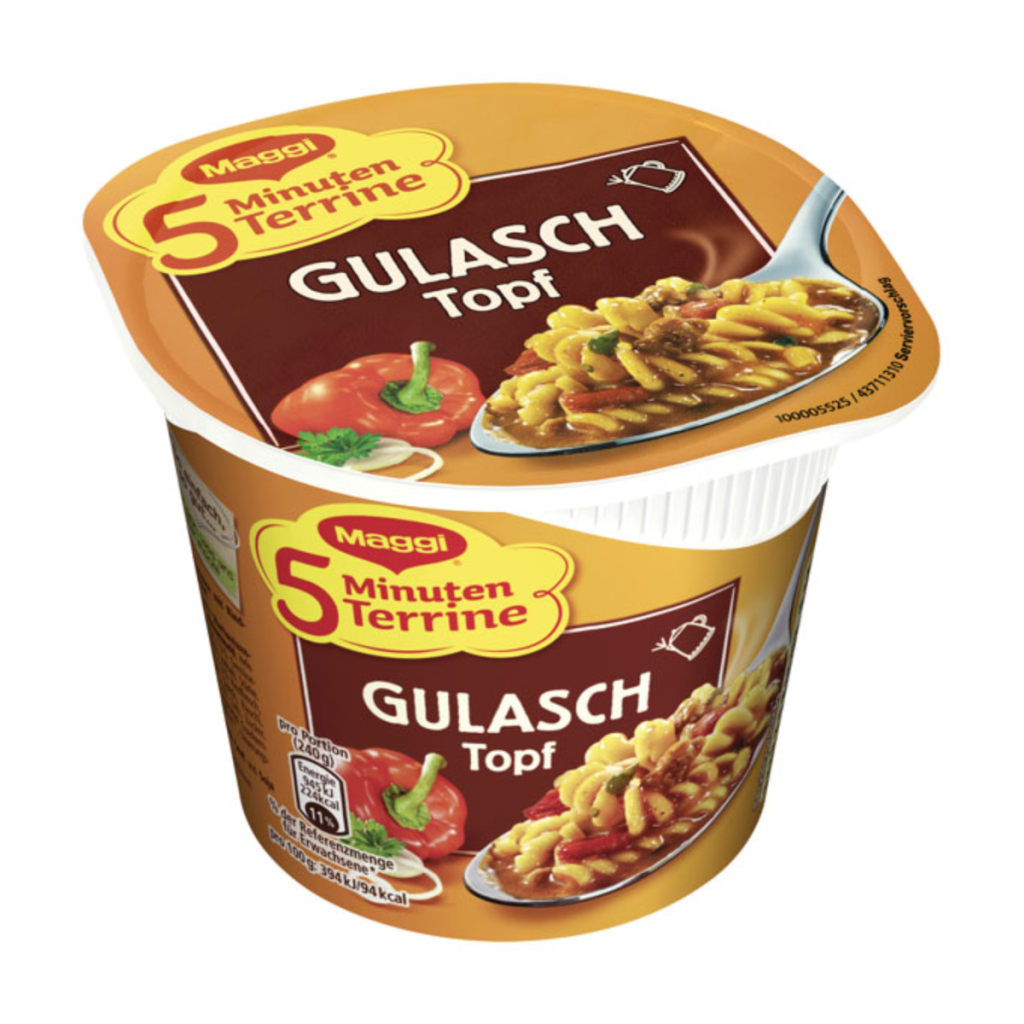 Maggi 5 Minuten Terrine Gulaschtopf 57g
