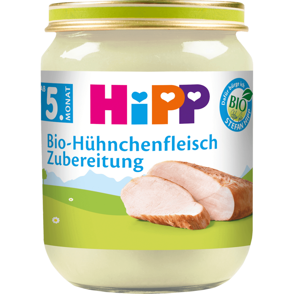 Bio Hipp Hühnchenfleisch-Zubereitung ab 5.Monat 125g
