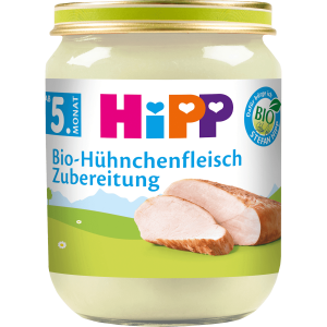 Bio Hipp Hühnchenfleisch-Zubereitung ab 5.Monat 125g