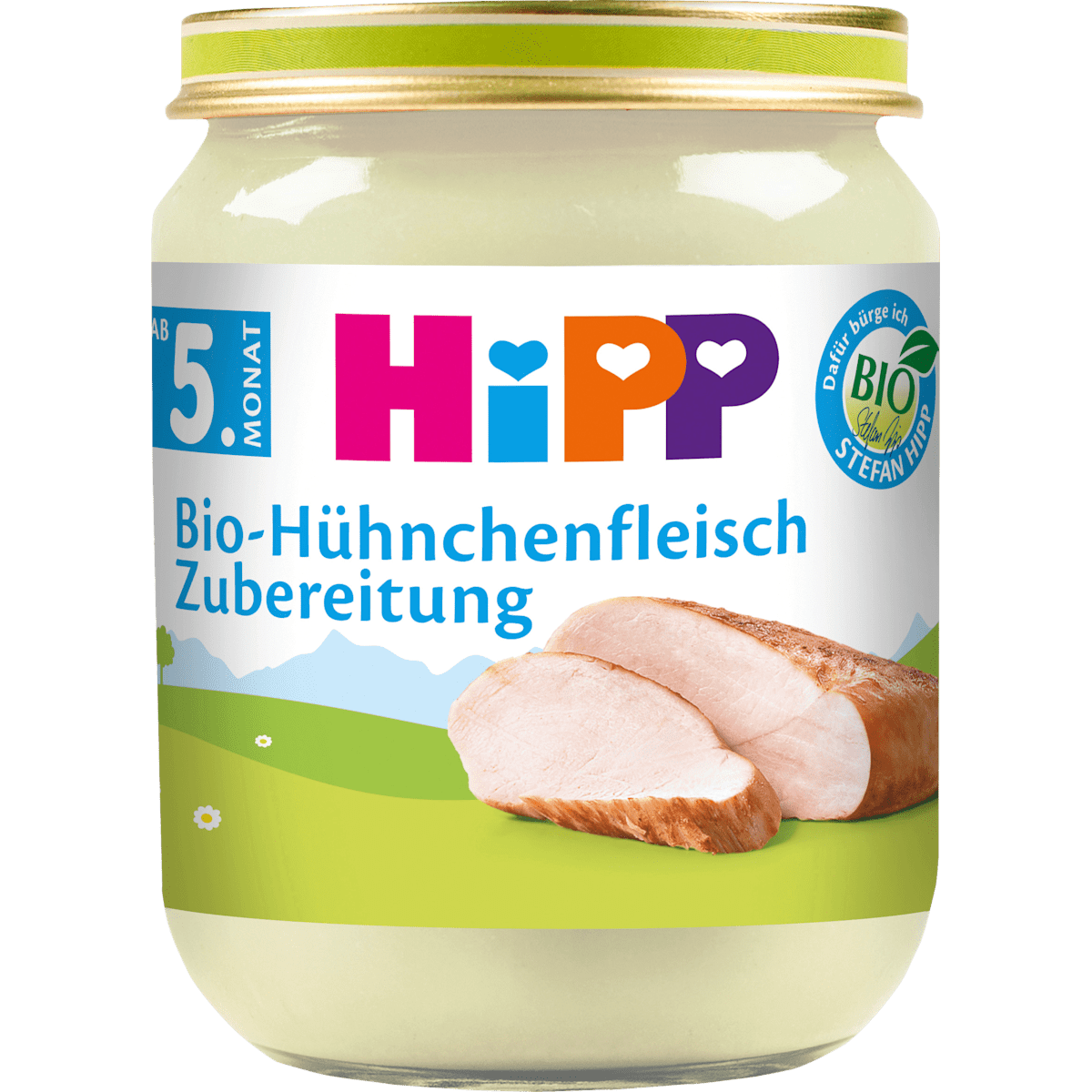 Bio Hipp Hühnchenfleisch-Zubereitung ab 5.Monat 125g