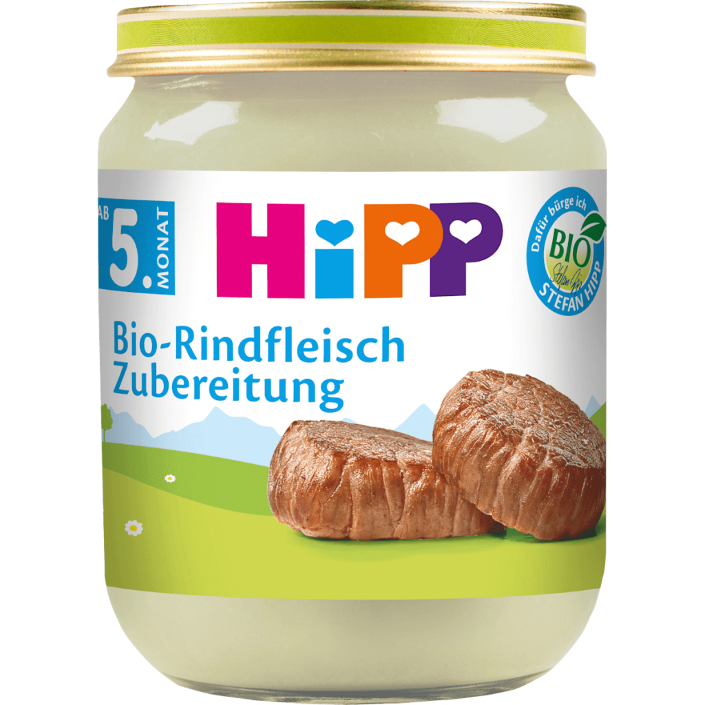 Bio Hipp Rindfleisch-Zubereitung ab 5.Monat 125g