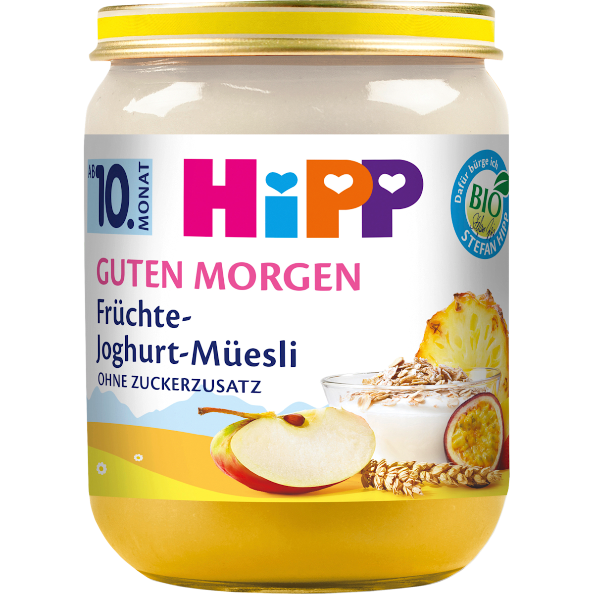 Bio Hipp Früchte-Joghurt-Müsli ohne Zuckerzusatz ab 10.Monat 160g