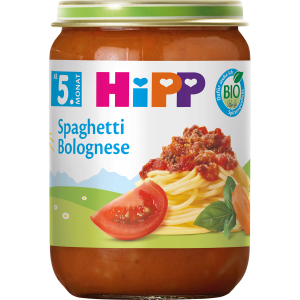 Bio Hipp меню спагетти болоньезе, 5.Monat 190g