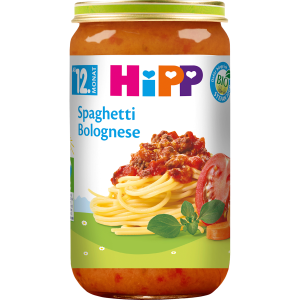 Bio Hipp меню спагетти болоньезе, 12.Monat 250g