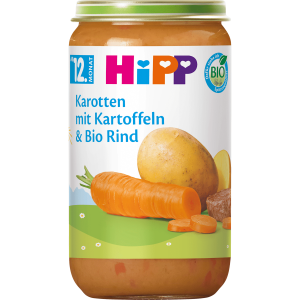 Bio Hipp Menü Gemüseallerlei mit Rind ab 12.Monat 250g