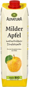 Bio Alnatura Milder Apfelsaft naturtrüb 1l