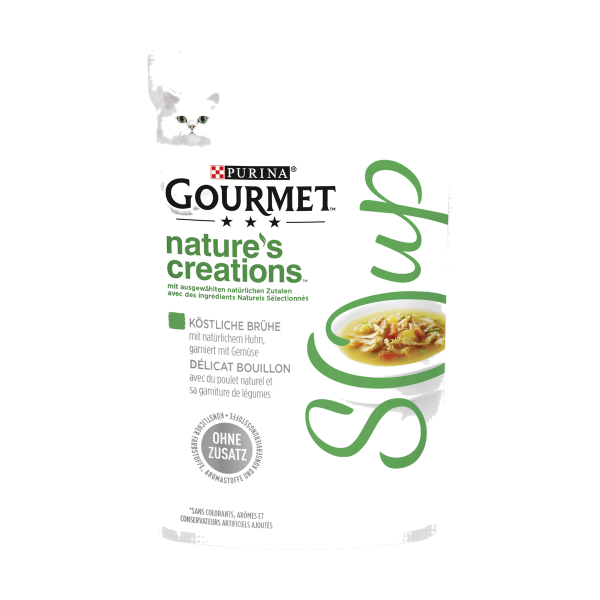 Gourmet Nature's Creations Soup Köstliche Brühe mit natürlichem Huhn 40g