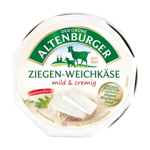 Der Grüne Altenburger Ziegen-Weichkäse 45% Vollfettstufe 150g