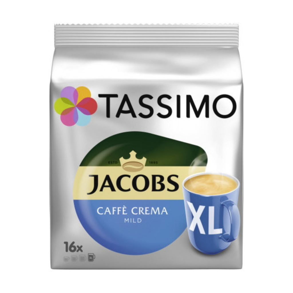 Tassimo Jacobs Caffe Crema Mild XL 16ST 128g