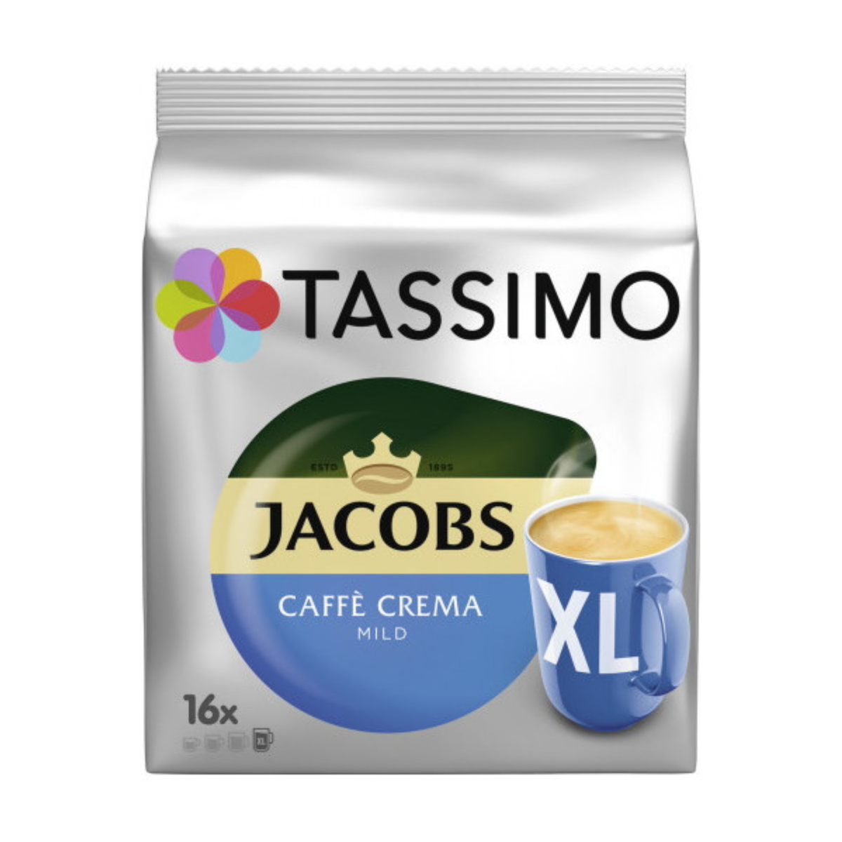 Tassimo Jacobs Caffe Crema Mild XL 16ST 128g