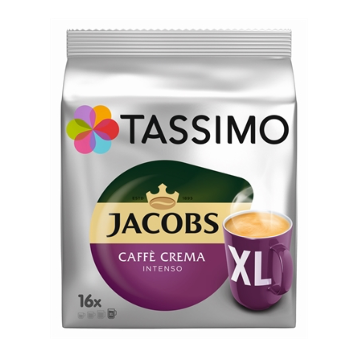 Tassimo Jacobs Caffe Creme Intenso XL 16ST 144g
