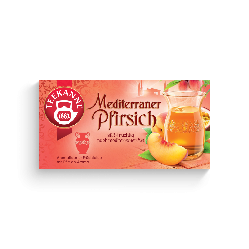 Teekanne Mediterraner Pfirsich 20ST 50g