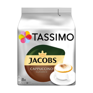 Tassimo Jacobs Kapseln Cappuccino Classico 8+8ST 260g