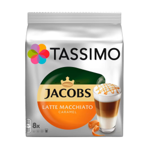 Tassimo Jacobs Kapseln Latte Macciato Caramel 8+8ST 268g