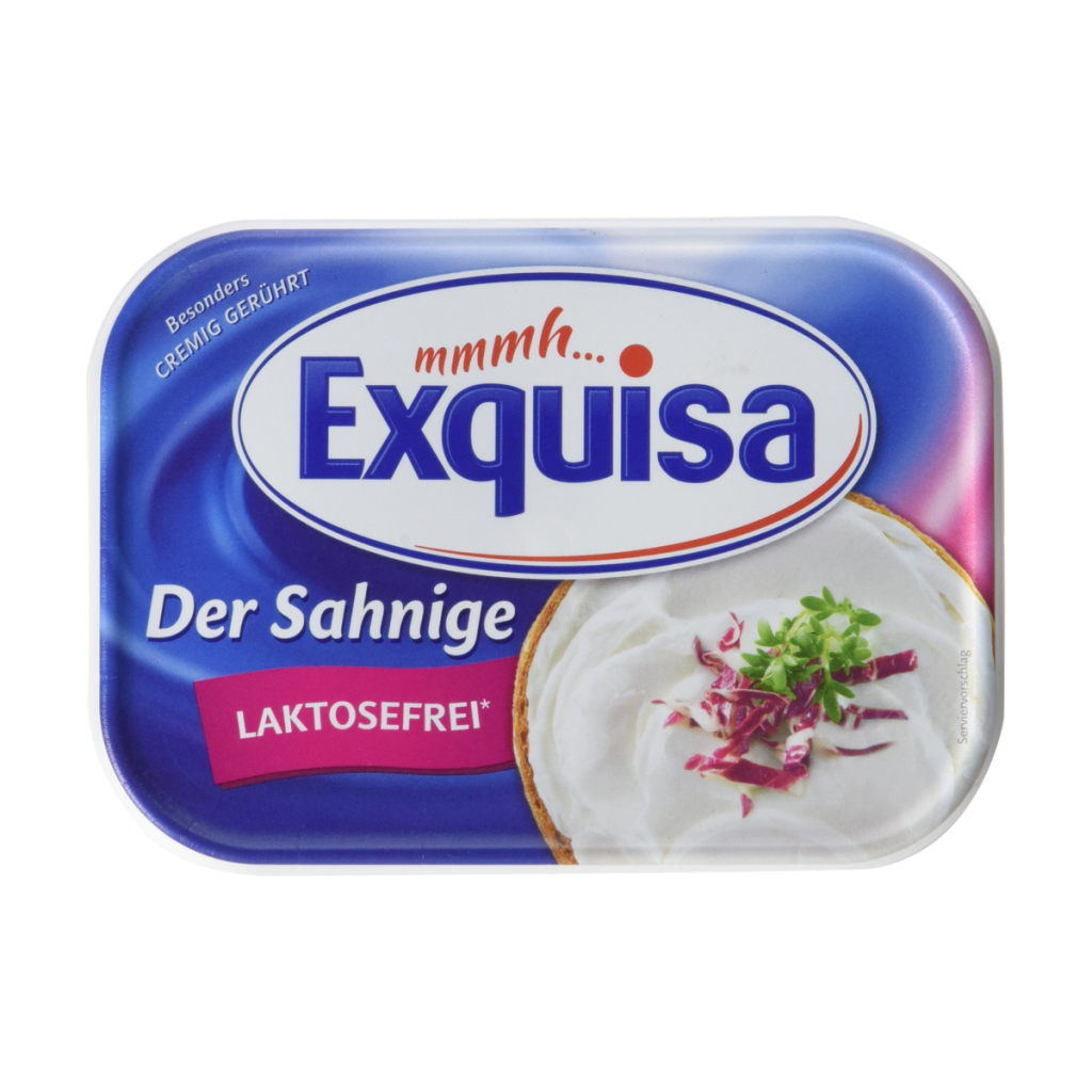 Exquisa Frischkäse Der Sahnige laktosefrei Doppelrahmstufe 175g