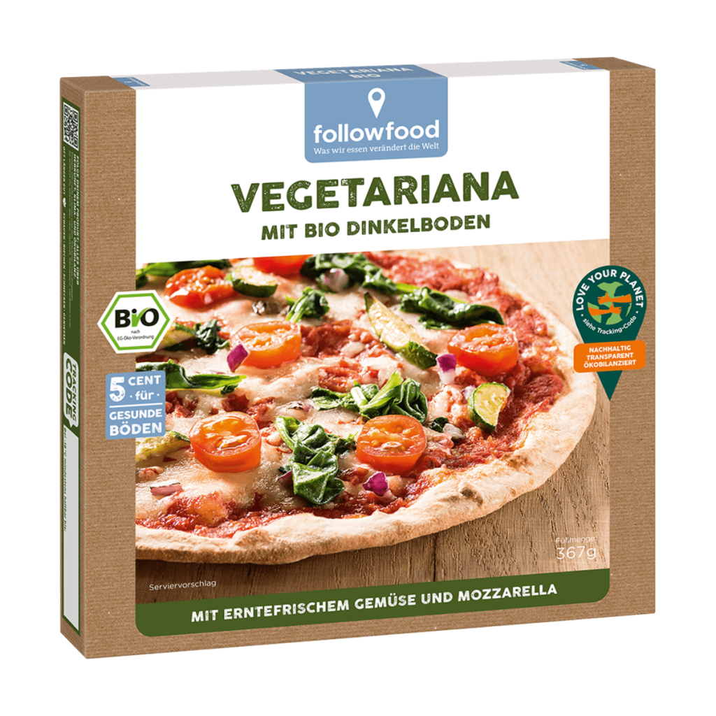 Bio Followfood Pizza Vegetariana 367g