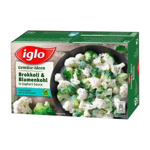 Iglo Gemüse-Ideen Brokkoli-Blumenkohl in Joghurtsauce 400g