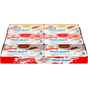 Frischli Leckermäulchen Mini Erdbeer/Vanilla/Stracciatella 3-fach 6x6x50g Stg