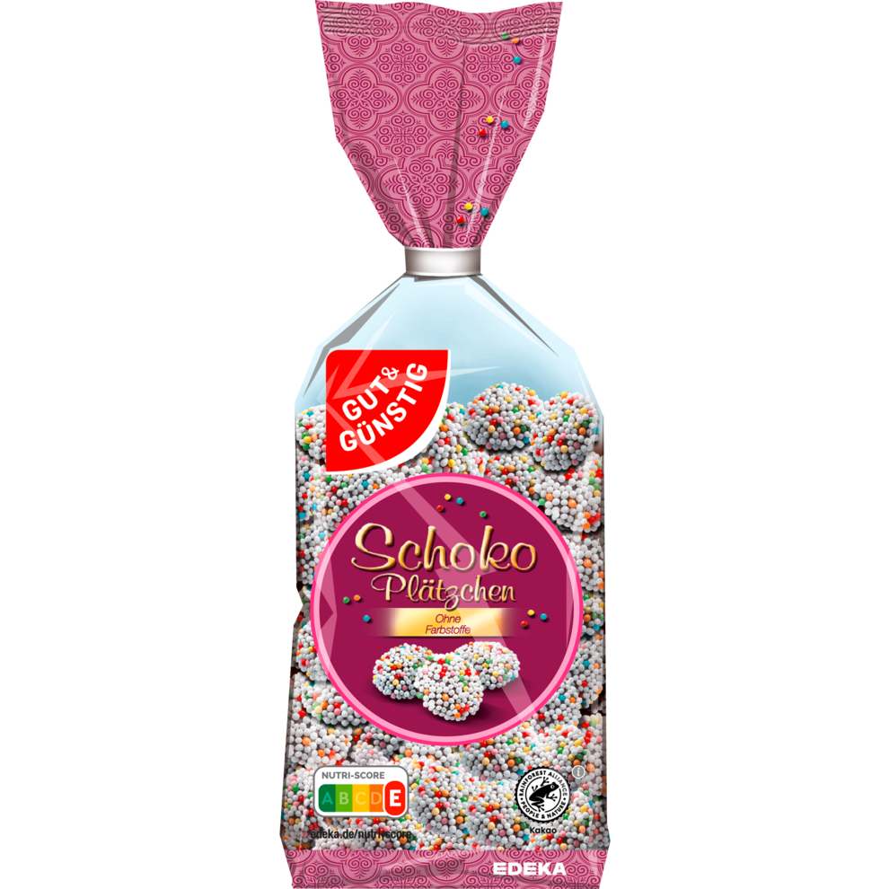 GUT&GÜNSTIG Schokoplätzchen mit Nonpareille 200g