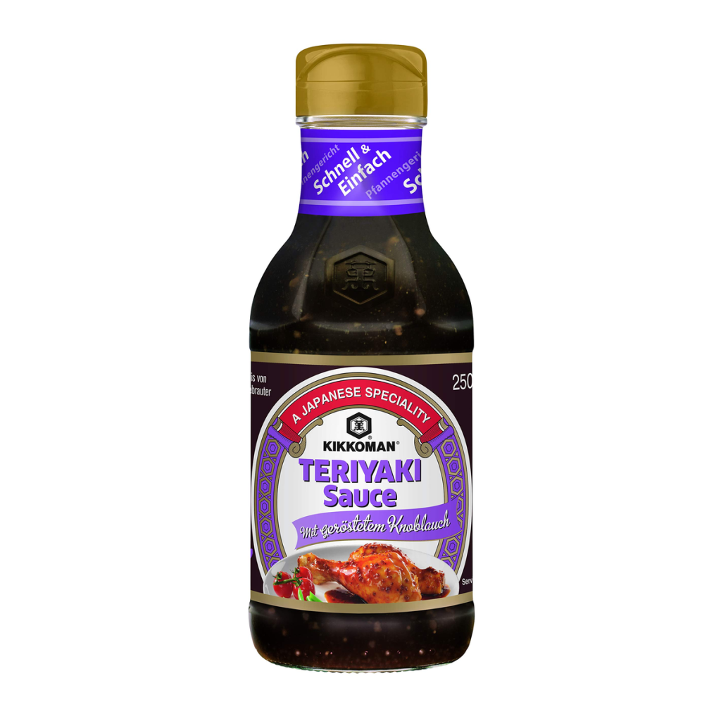 Kikkoman Teriyaki Sauce mit geröstetem Knoblauch 250ml