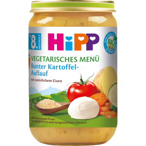 Bio Hipp Menü bunter Kartoffelauflauf ab 8.Monat 220g