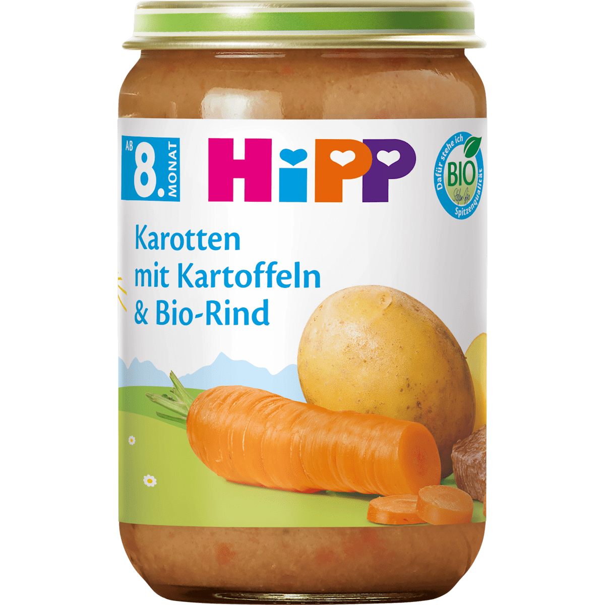 Bio Hipp Menü Kartoffelgemüse mit Rind ab 8. Monat 220g