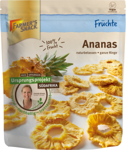 Farmer's Snack Ananasringe 120g