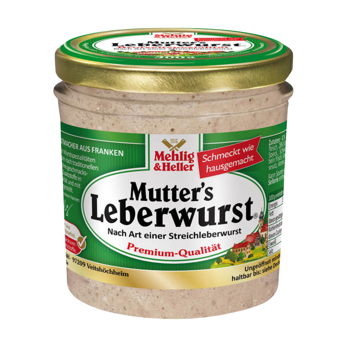 Mehlig&Heller Mutter's Leberwurst 200g