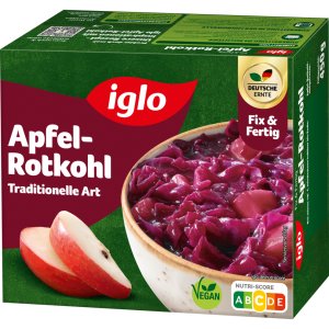 Iglo Apfel-Rotkohl portionierbar vegan 450g