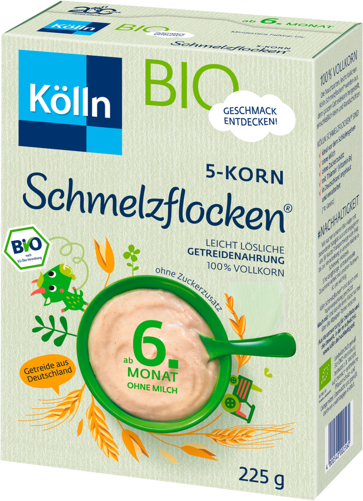 Bio Kölln Schmelzflocken 5-Korn 225g