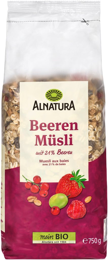 Bio Alnatura Beeren-Müsli 750g