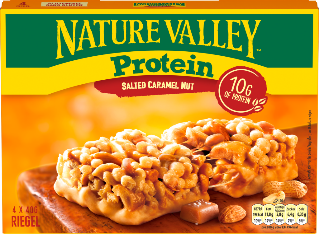 Nature Valley Protein Salted Caramel Nut 4x40g