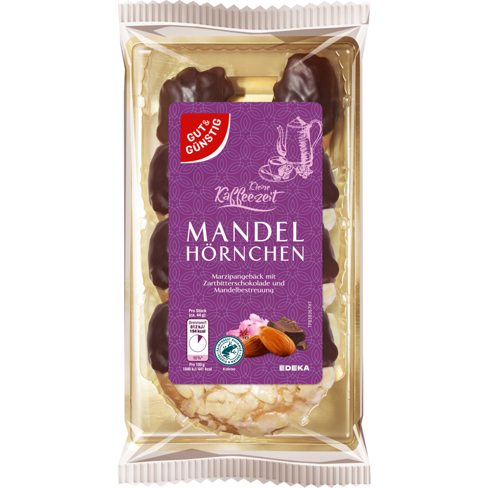 GUT&GÜNSTIG Mandelhörnchen 175g
