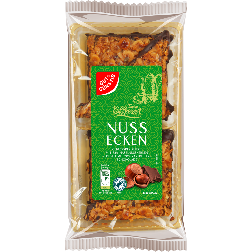 GUT&GÜNSTIG Nussecken 175g