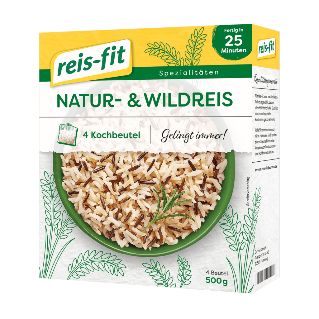 reis-fit Natur&Wildreis 500g