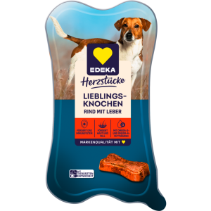 EDEKA Herzstücke Knochenformschale Rind und frische Leber 175g