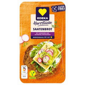 EDEKA Herzstücke Saatenbrot glutenfrei 300g