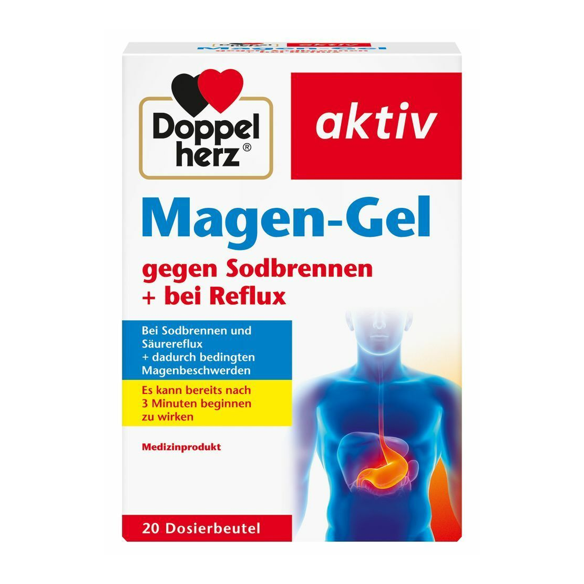Doppelherz Magen-Gel gegen Sodbrennen 20ST