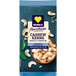 EDEKA Herzstücke Cashews geröstet ohne Salz 125g