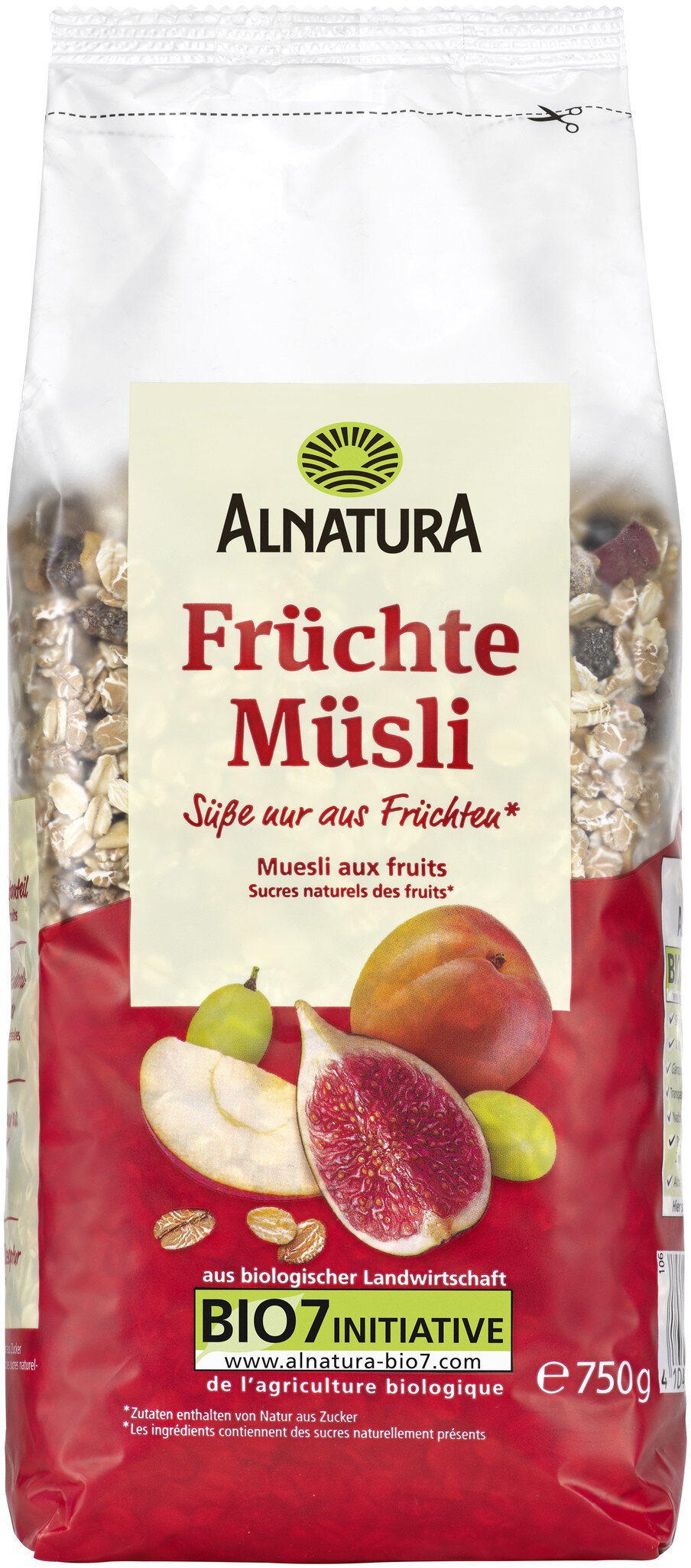 Bio Alnatura Früchte-Müsli 750g