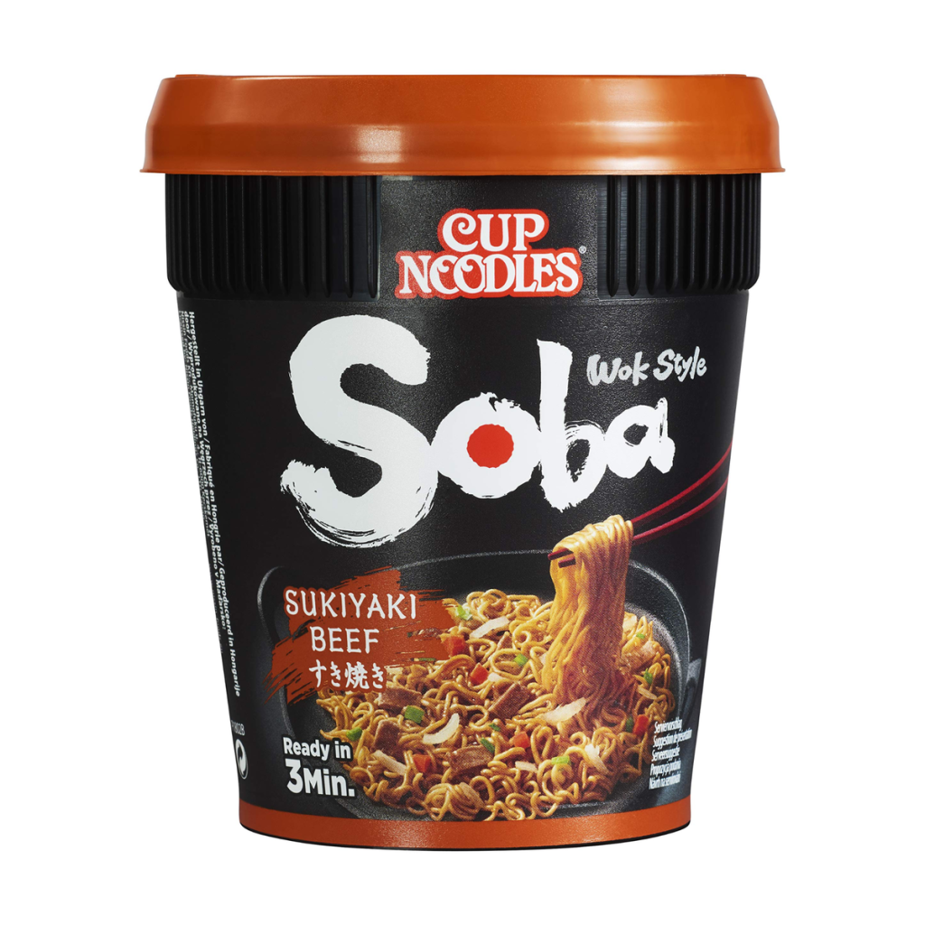 Nissin Cup Noodles Soba Sukiyaki Beef 89g