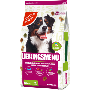 GUT&GÜNSTIG Lieblingsmenü mit Huhn,Gemüse,Hirse und mit Lammgeschmack 10kg