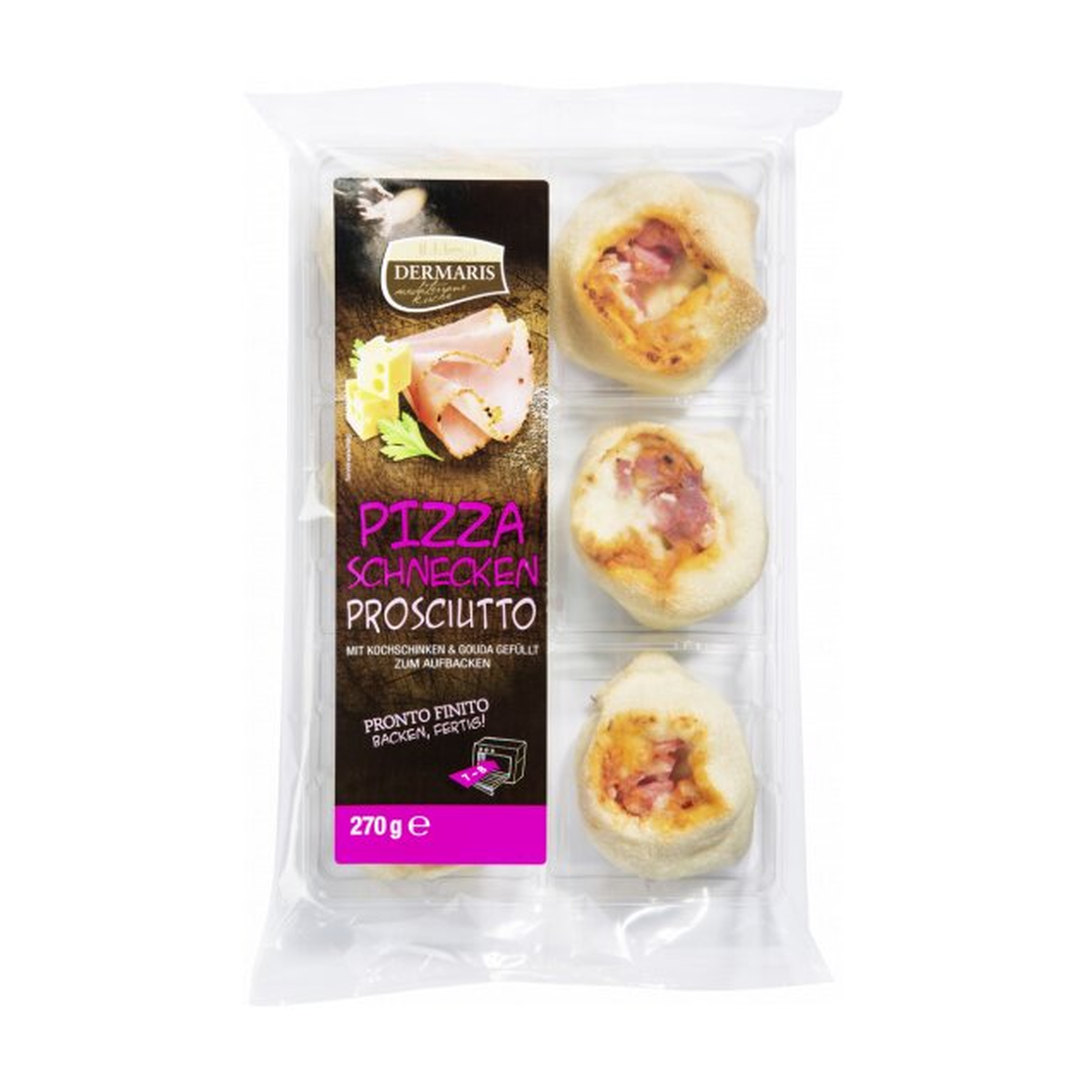 Dermaris Pizzaschnecken Prosciutto 270g