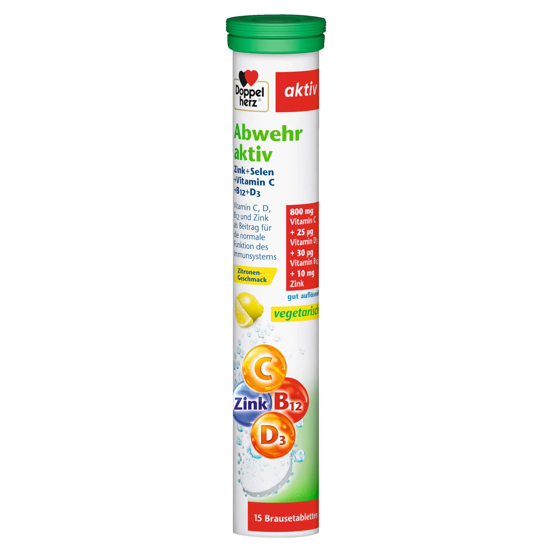 Doppelherz Abwehr aktiv 15Brausetabletten 94,5g