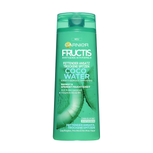 Garnier Fructis Shampoo Coco Water für fettigen Ansatz und trockene Spitzen 250ml