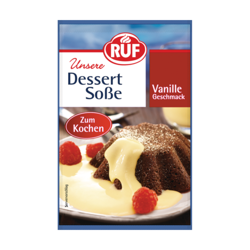 RUF Dessertsoße Vanille zum Kochen 3ST für 1,5l 55,5g