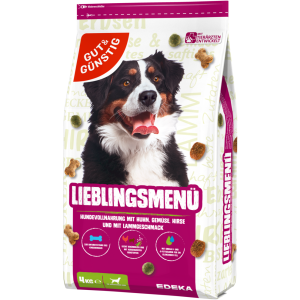 GUT&GÜNSTIG Lieblingsmenü mit Huhn,Gemüse,Hirse und mit Lammgeschmack 4kg