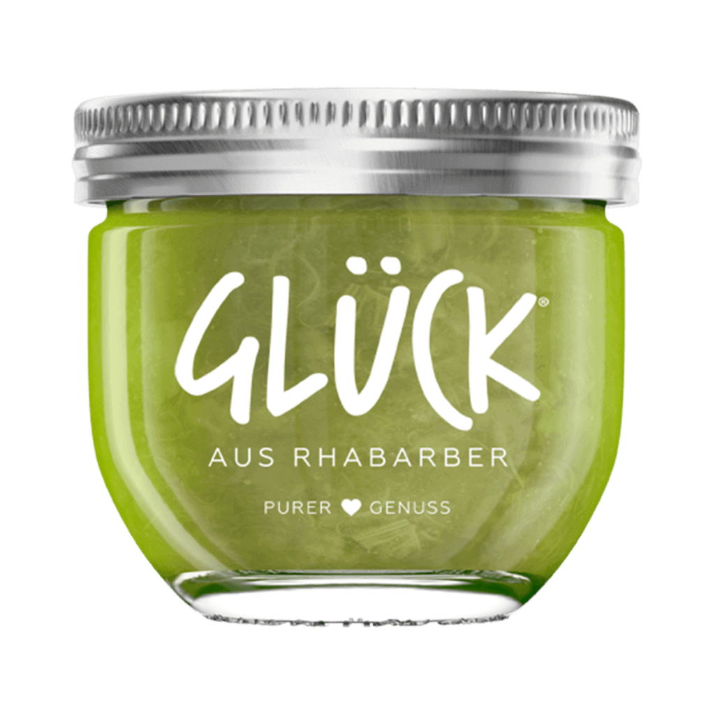 Glück Fruchtaufstrich Rhabarber 230g