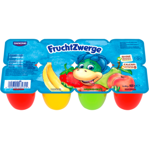 Fruchtzwerge Erdbeere/Banane/Pfirsich-Birne 8x50g