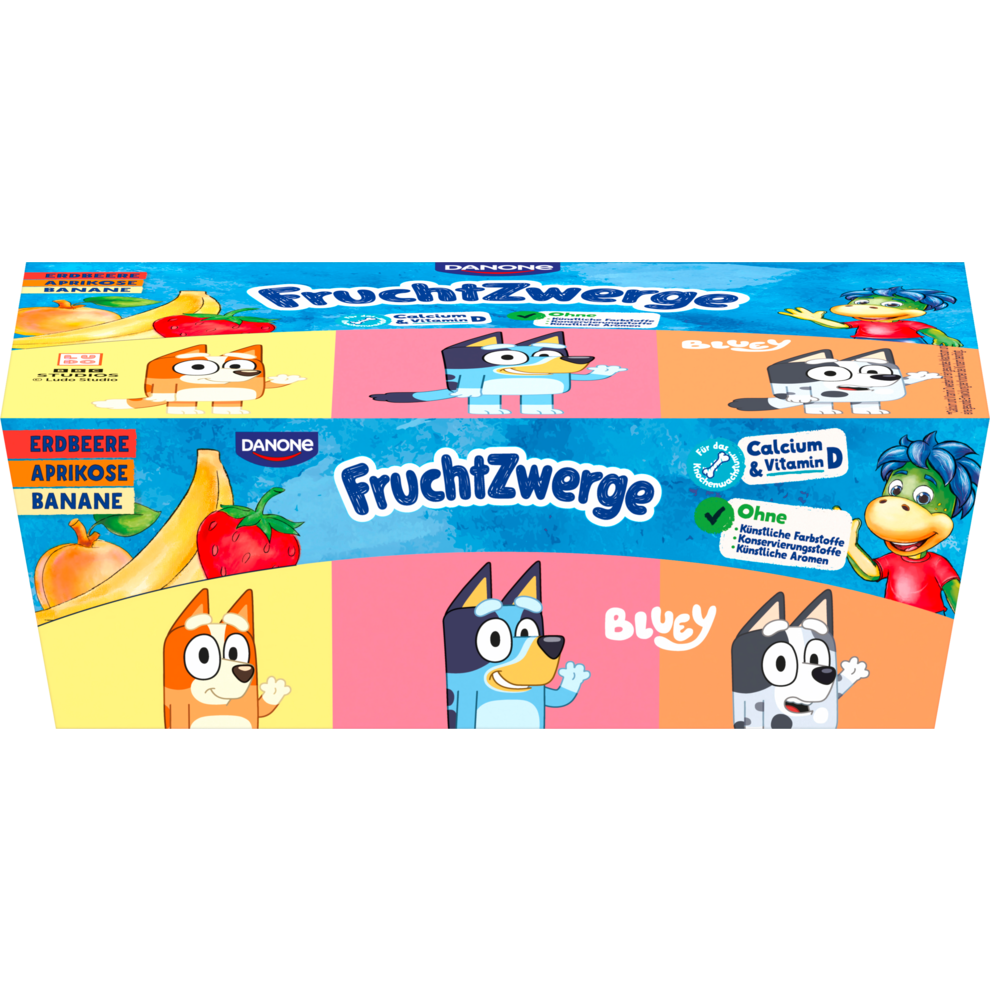 Fruchtzwerge Erdbeere/Aprikose/Banane 6x50g